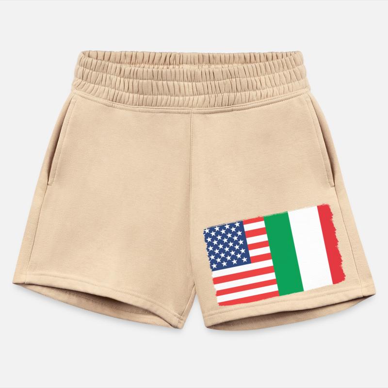 USA Italy Italian American Flag