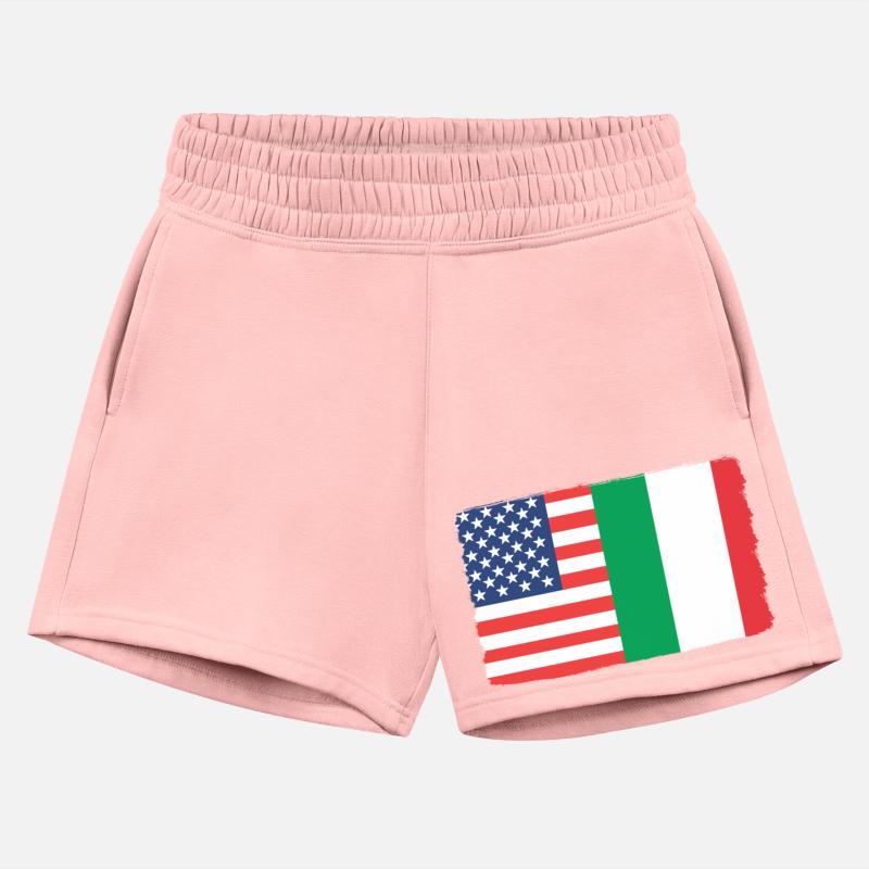 USA Italy Italian American Flag