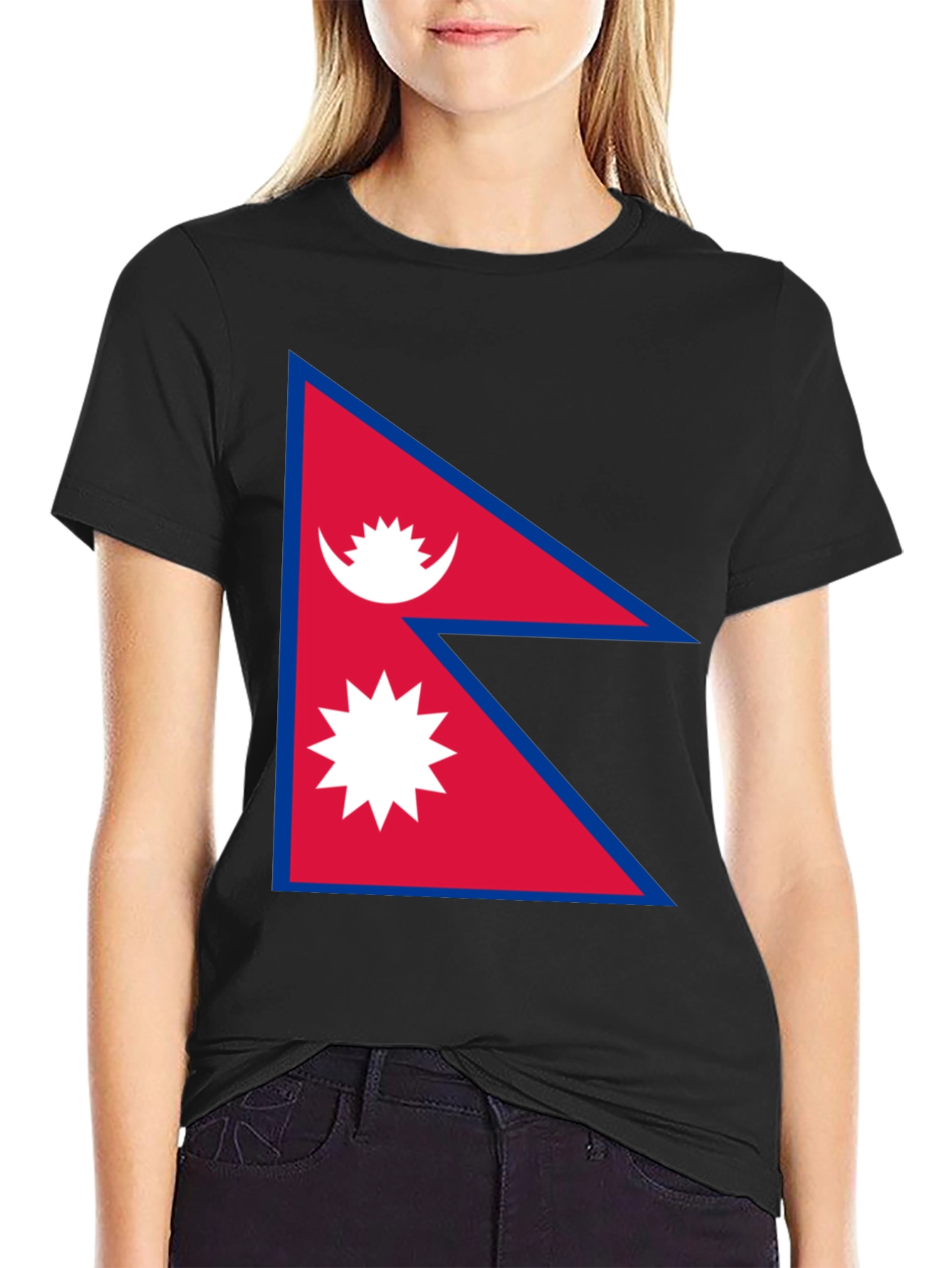 Nepal Flag T-Shirt - Graphic Tee