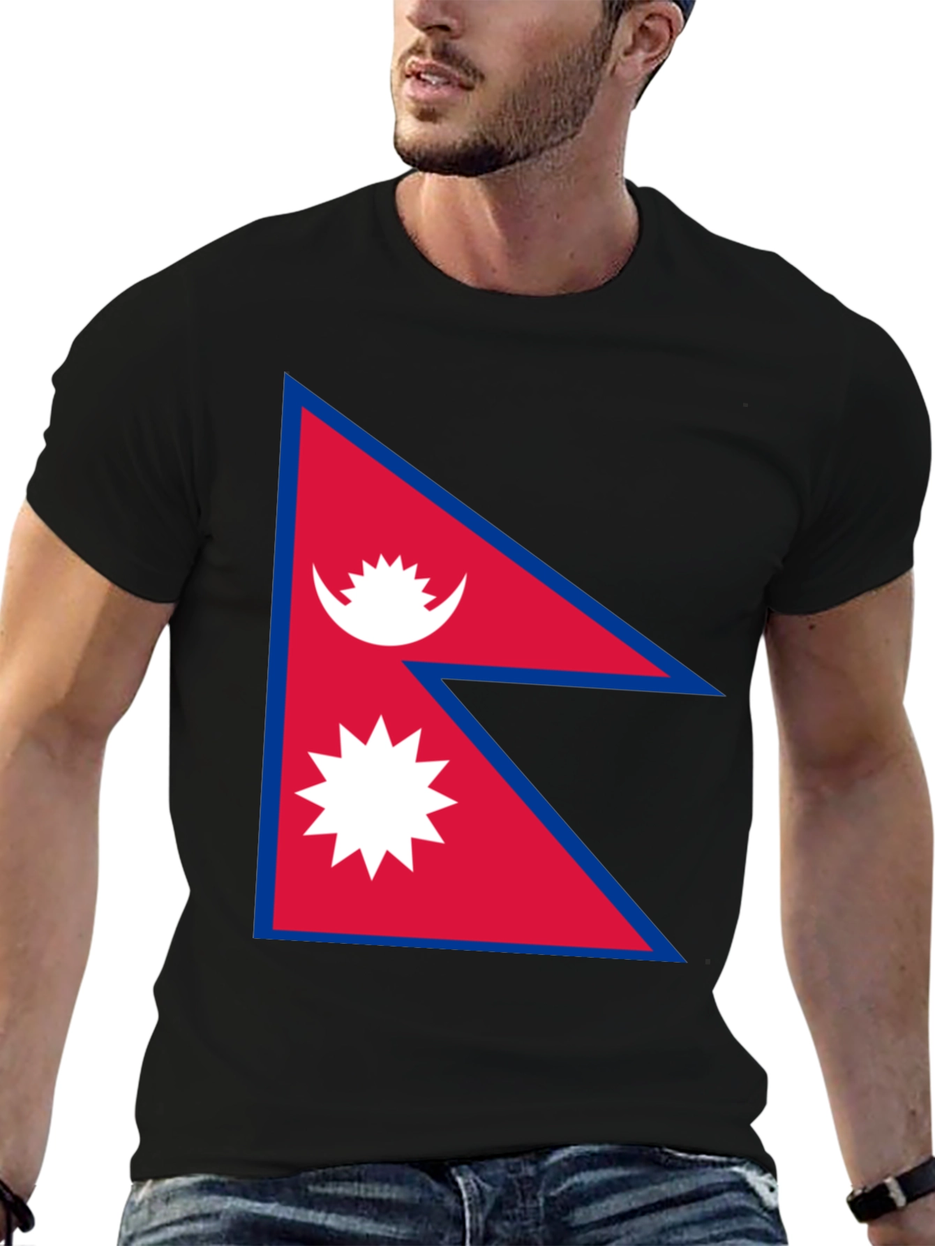 Nepal Flag T-Shirt - Graphic Tee