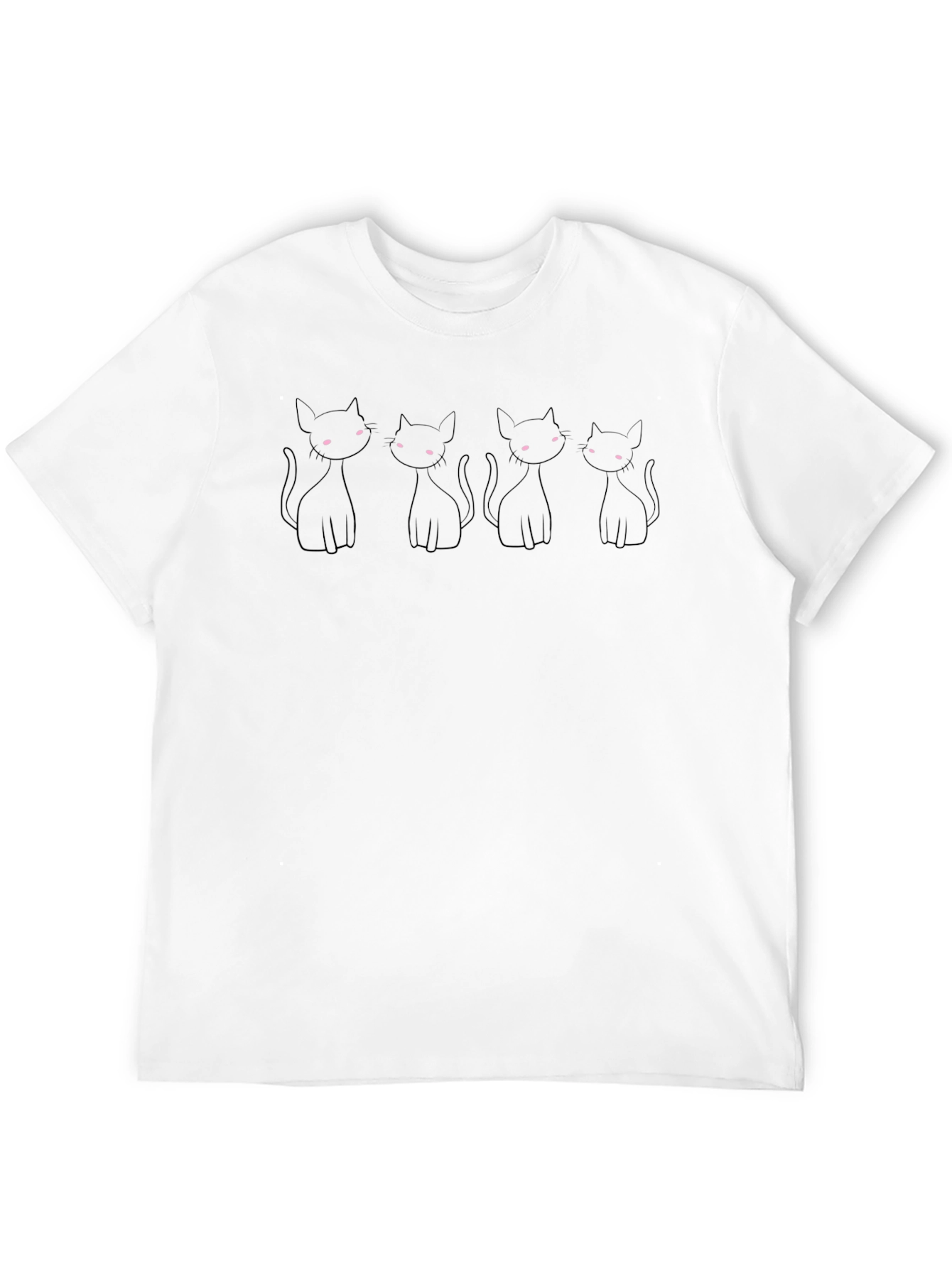 Black Cat Graphic Tee - Unisex Casual T-Shirt