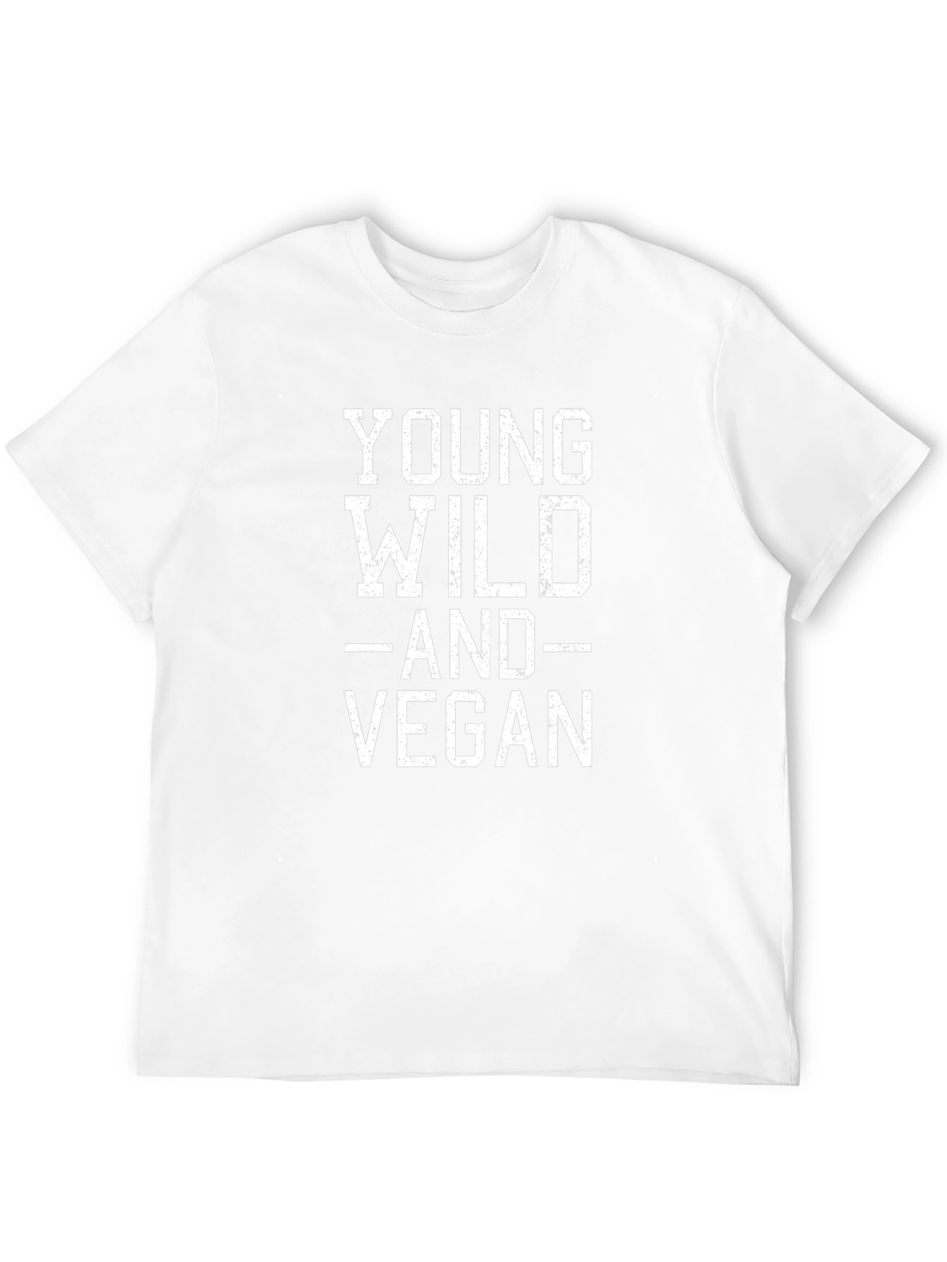 Young Wild and Vegan Graphic Tee