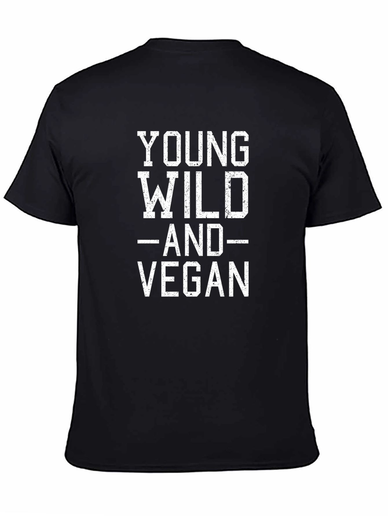 Young Wild and Vegan Graphic Tee