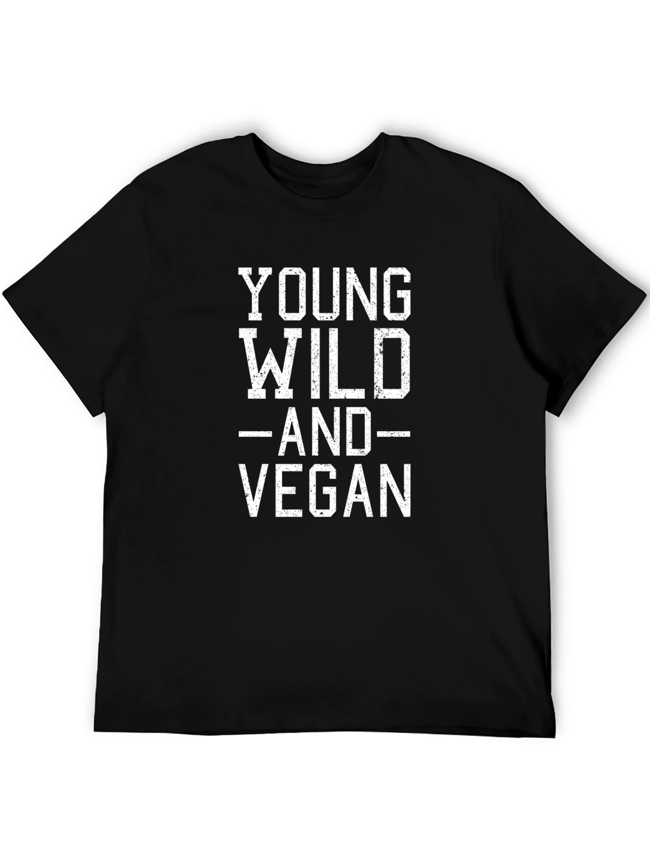 Young Wild and Vegan Graphic Tee