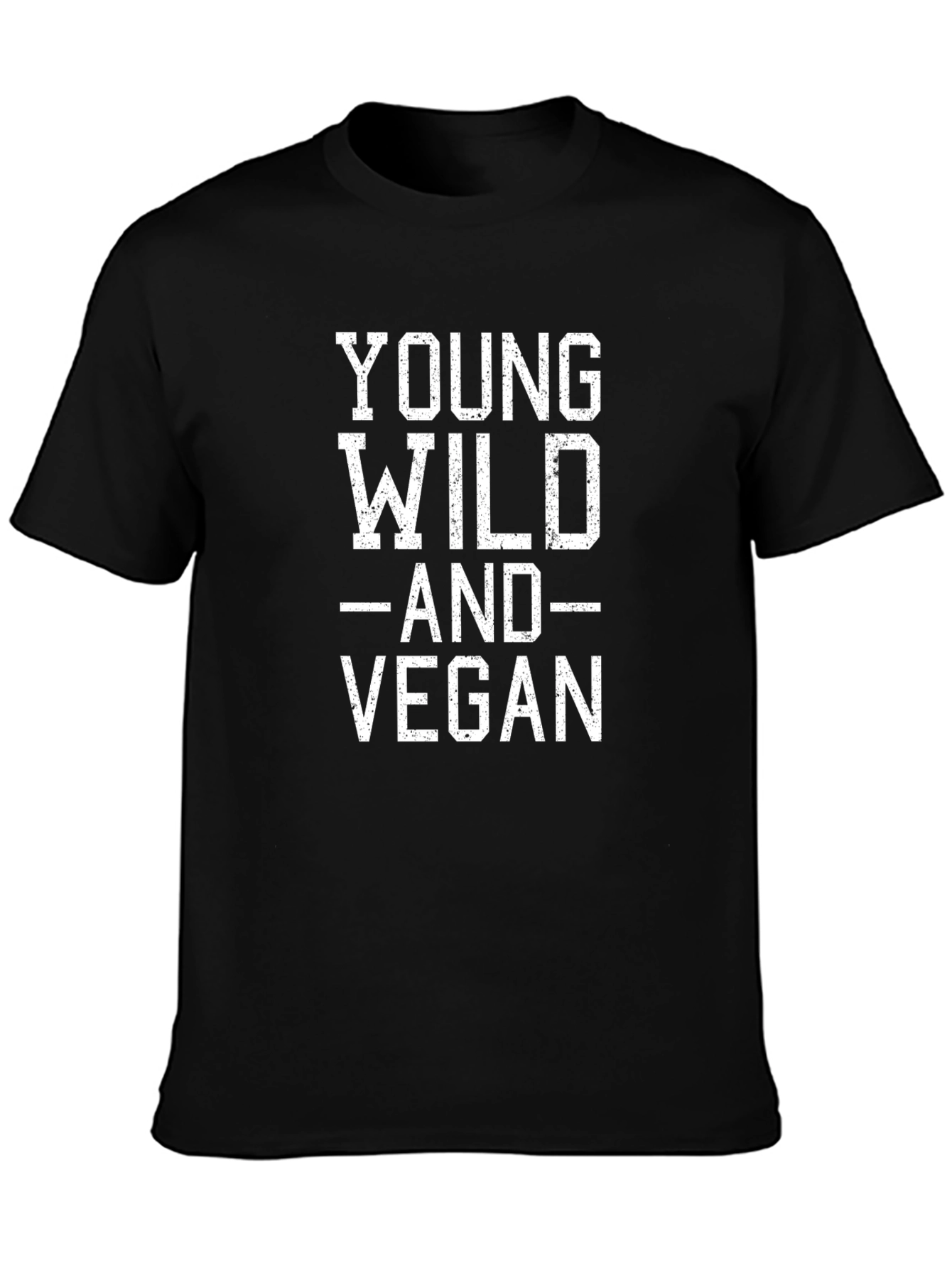 Young Wild and Vegan Graphic Tee