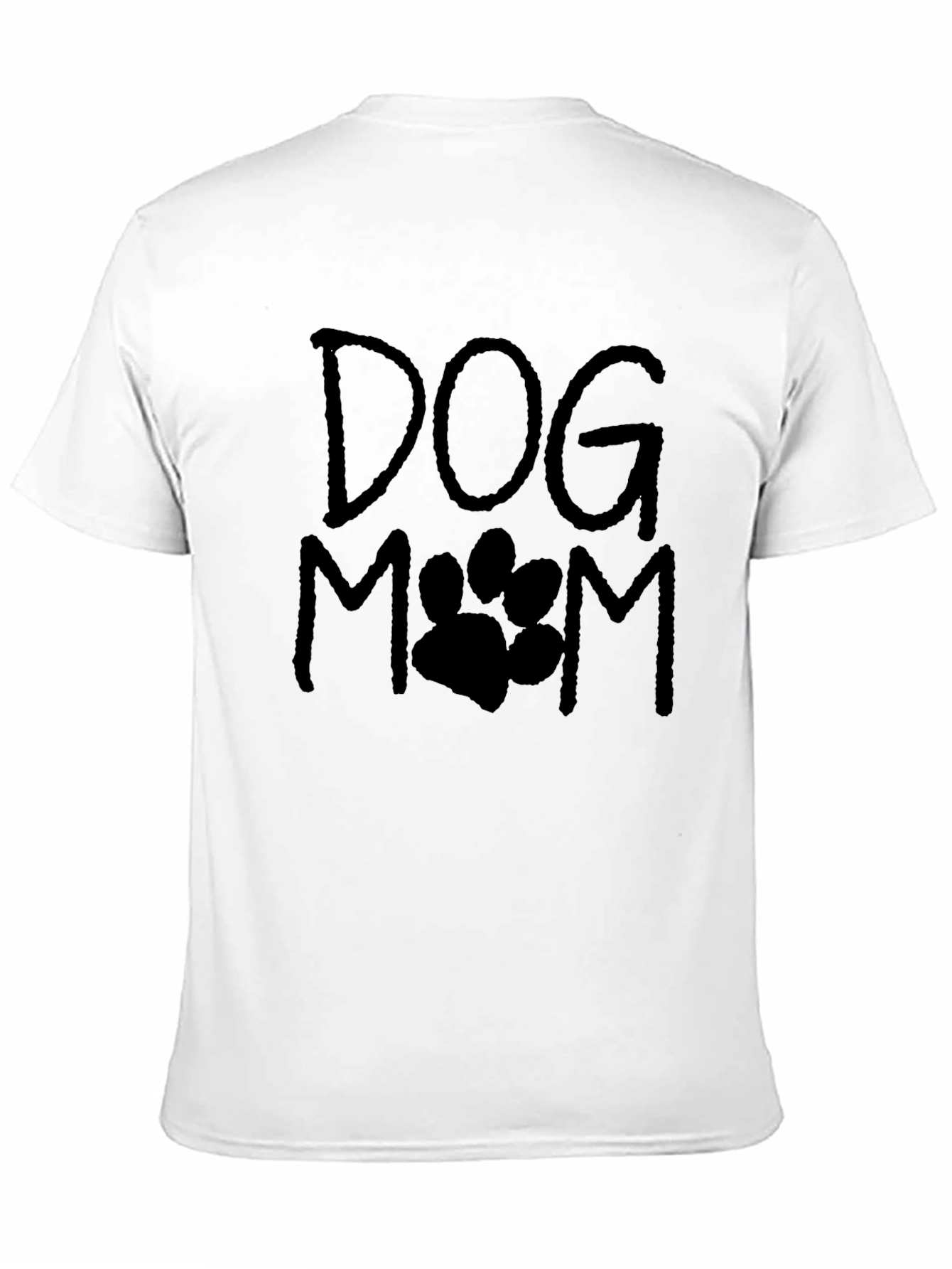 Dog Mom Black Graphic Tee