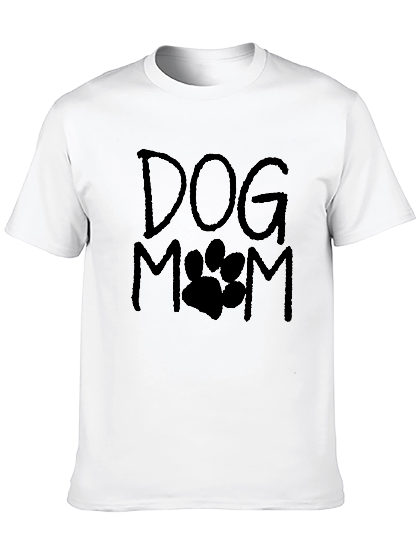 Dog Mom Black Graphic Tee
