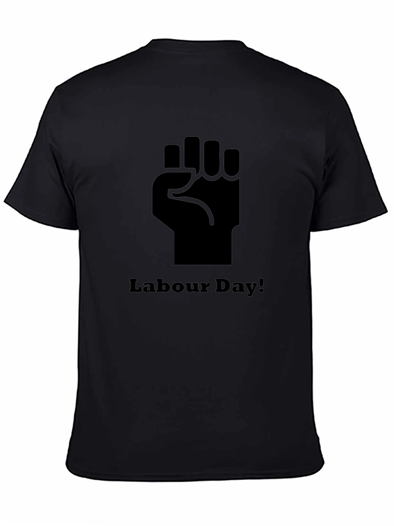 Labour Day Fist T-Shirt - Black