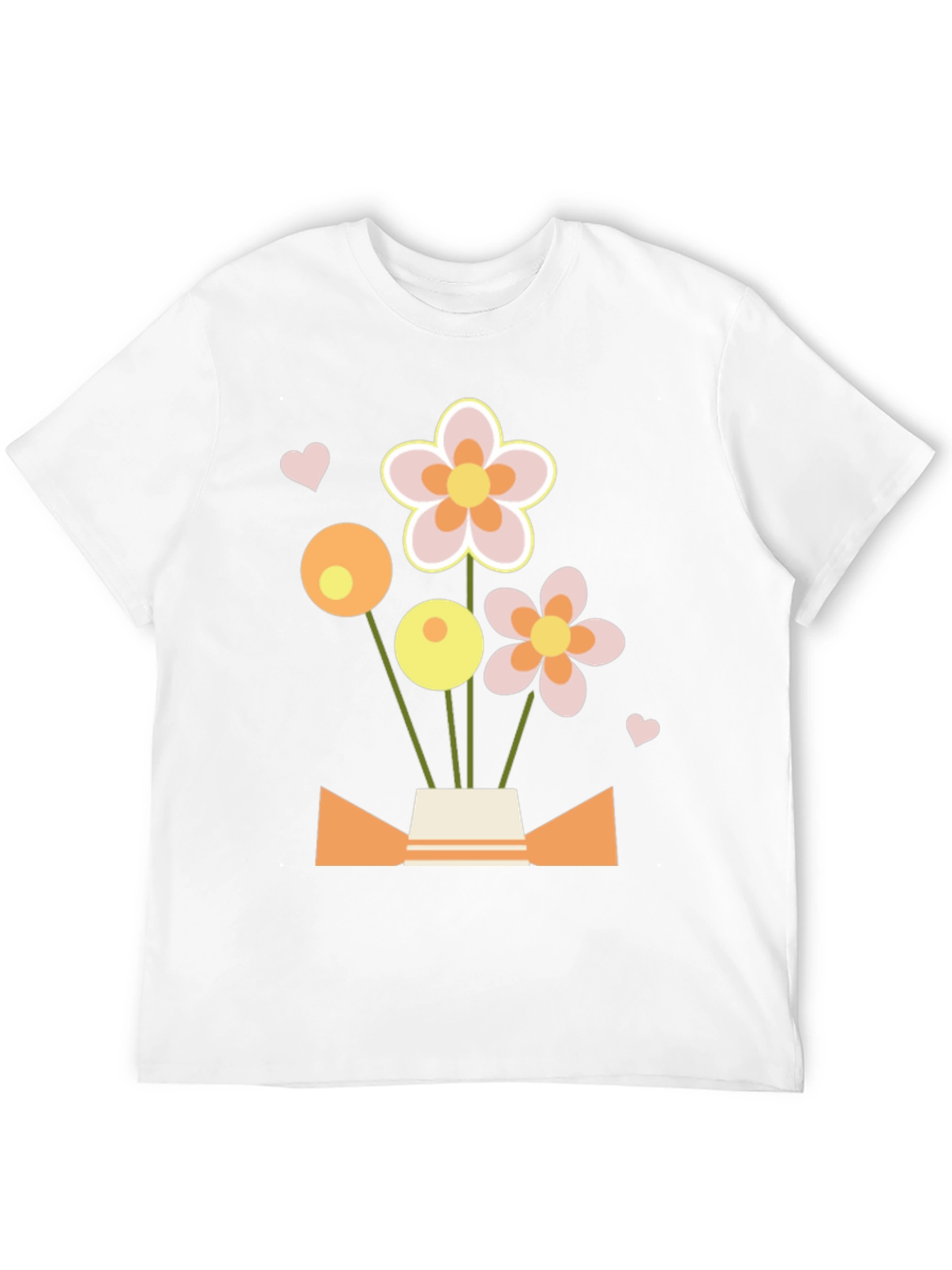 Floral Bouquet Graphic Tee - Black