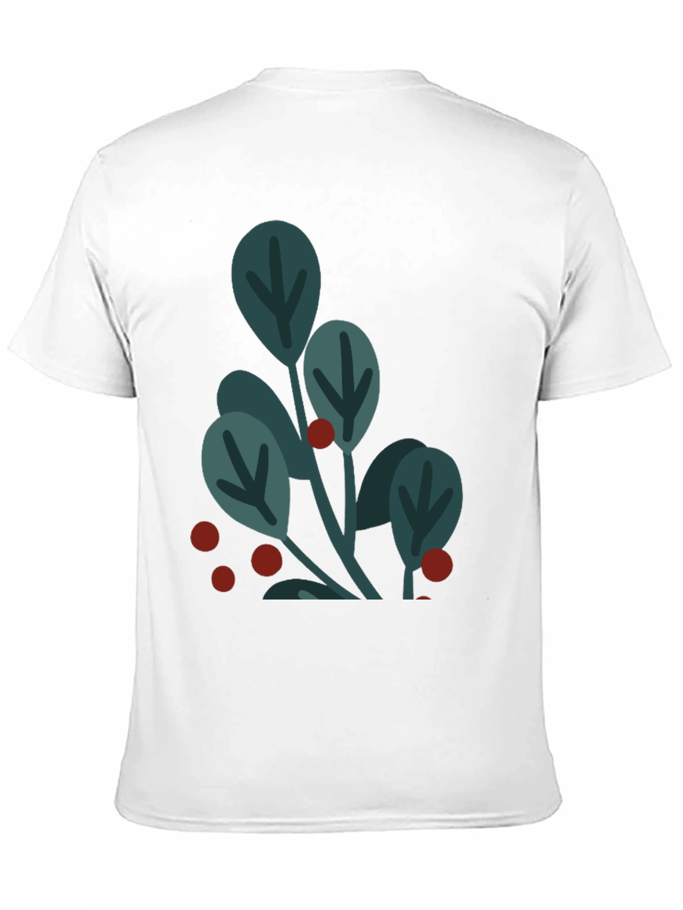 Botanical Graphic Tee - Black Cotton Blend