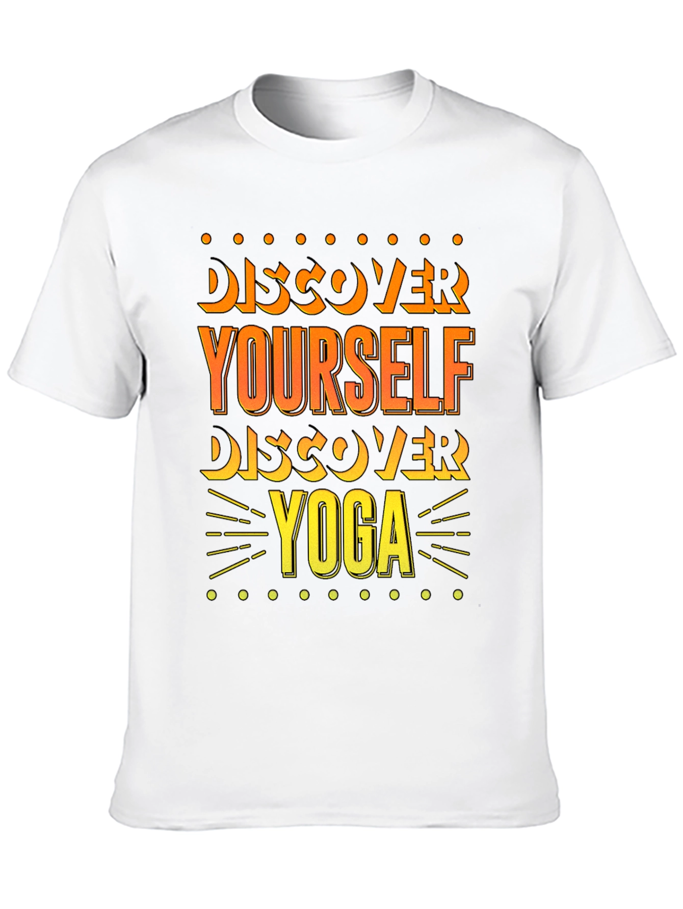 Discover Yourself Yoga Black T-Shirt
