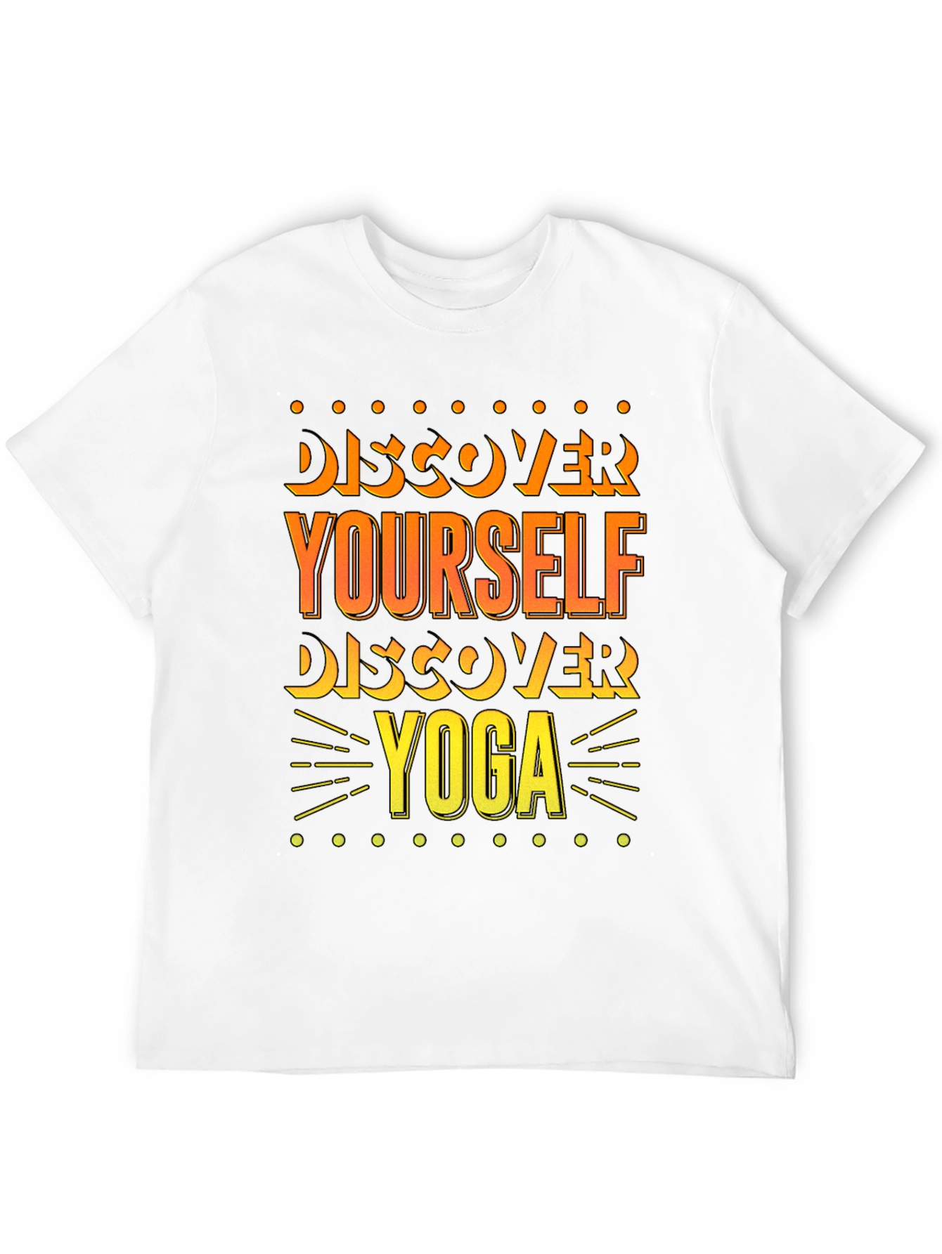 Discover Yourself Yoga Black T-Shirt