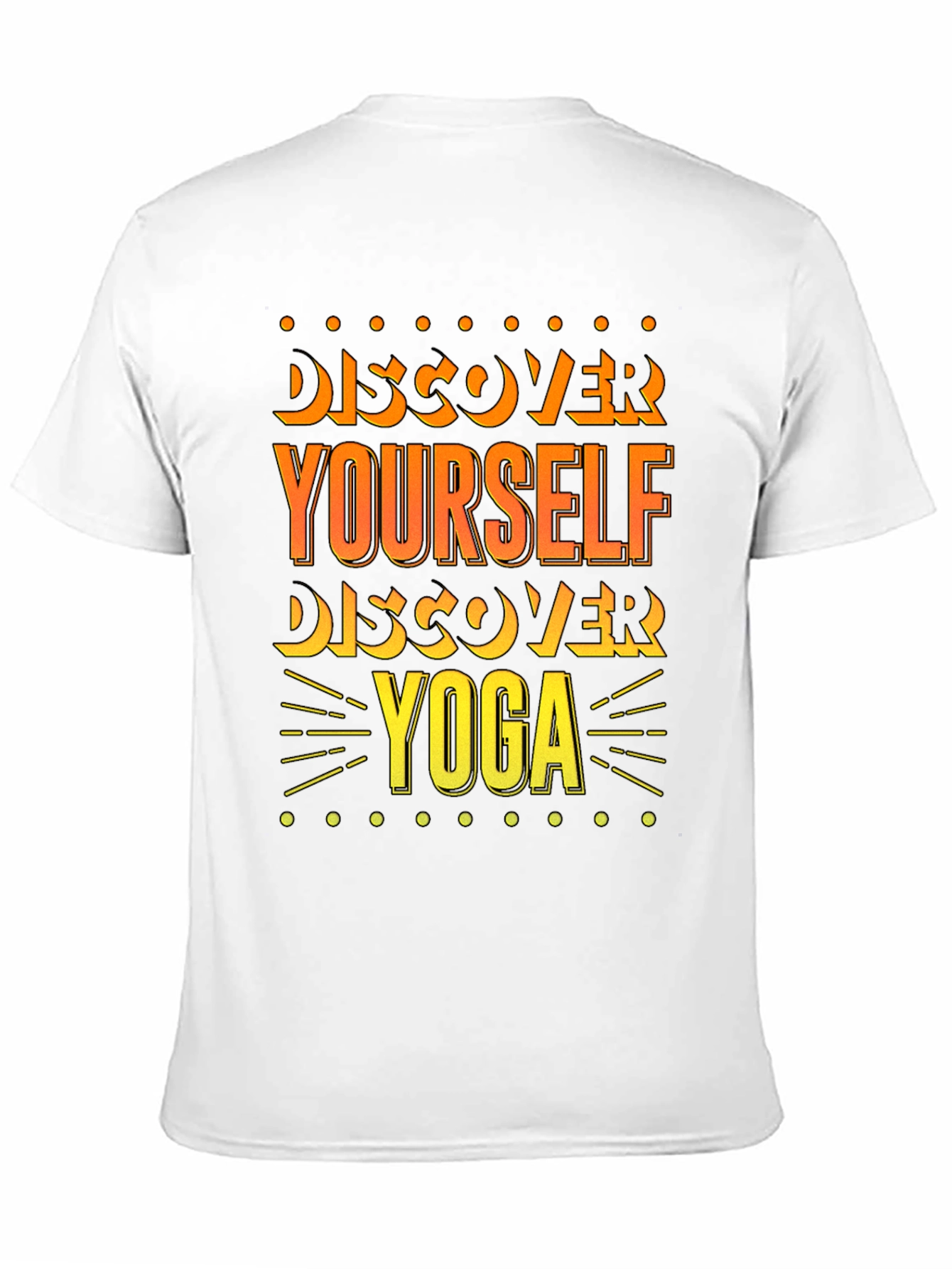 Discover Yourself Yoga Black T-Shirt