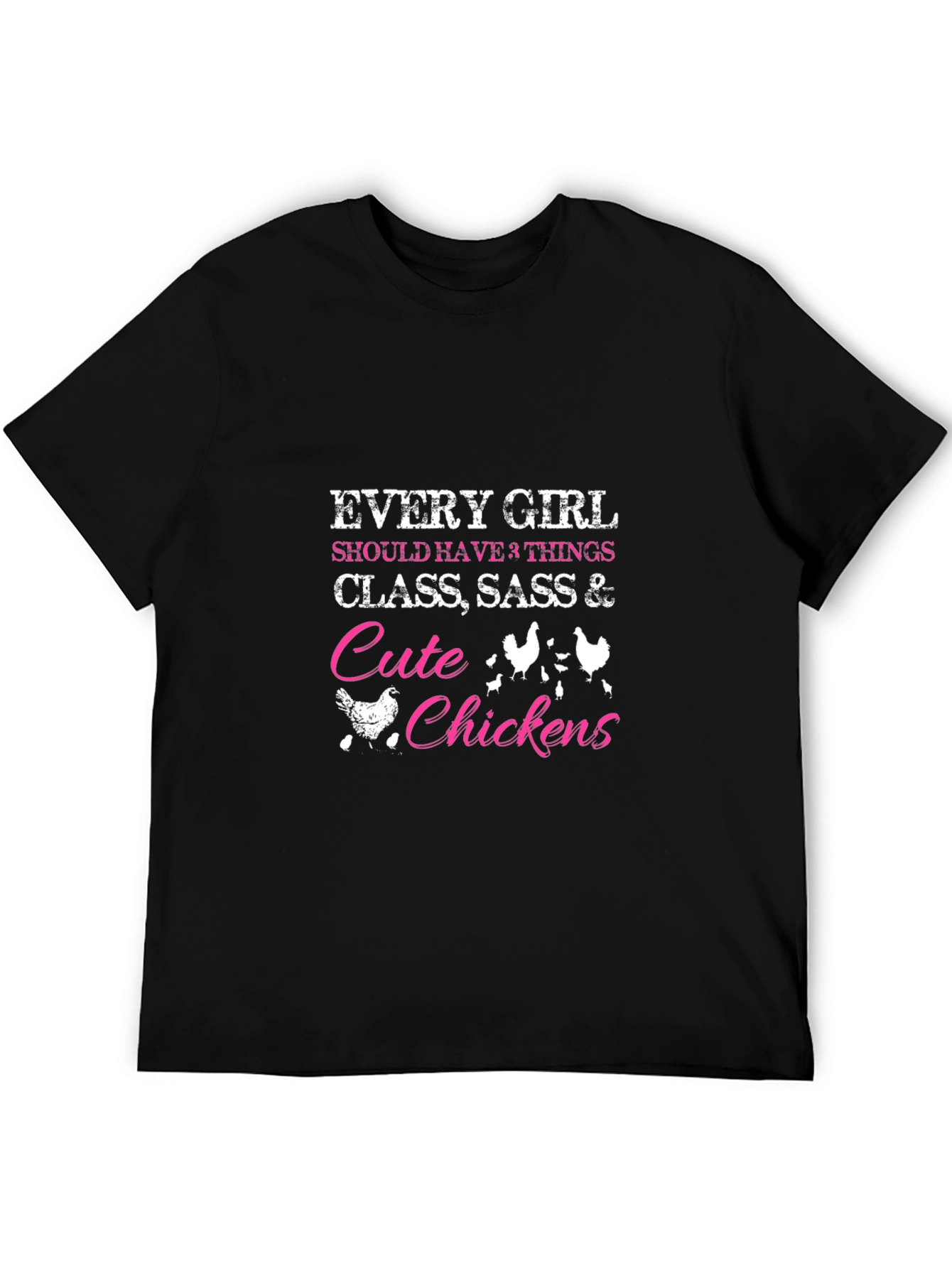 Cute Chickens Graphic T-Shirt