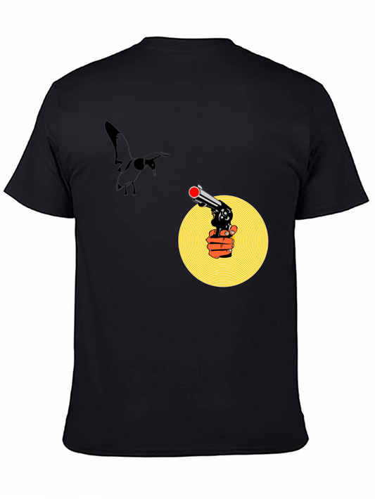 Graphic Print Tee - Bird Gun Record