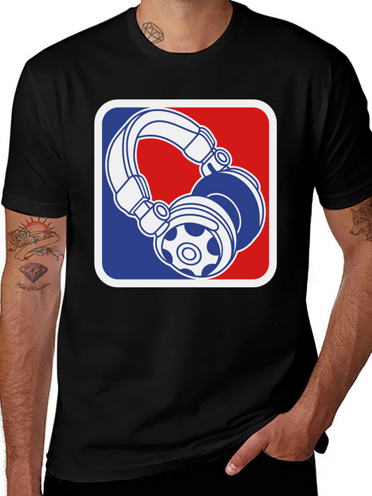 Cool DJ Headphones Graphic T-Shirt