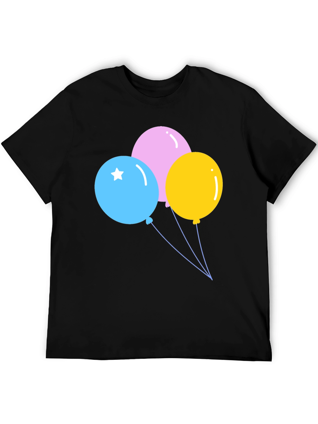 Balloons Graphic T-Shirt - Fun & Festive Design