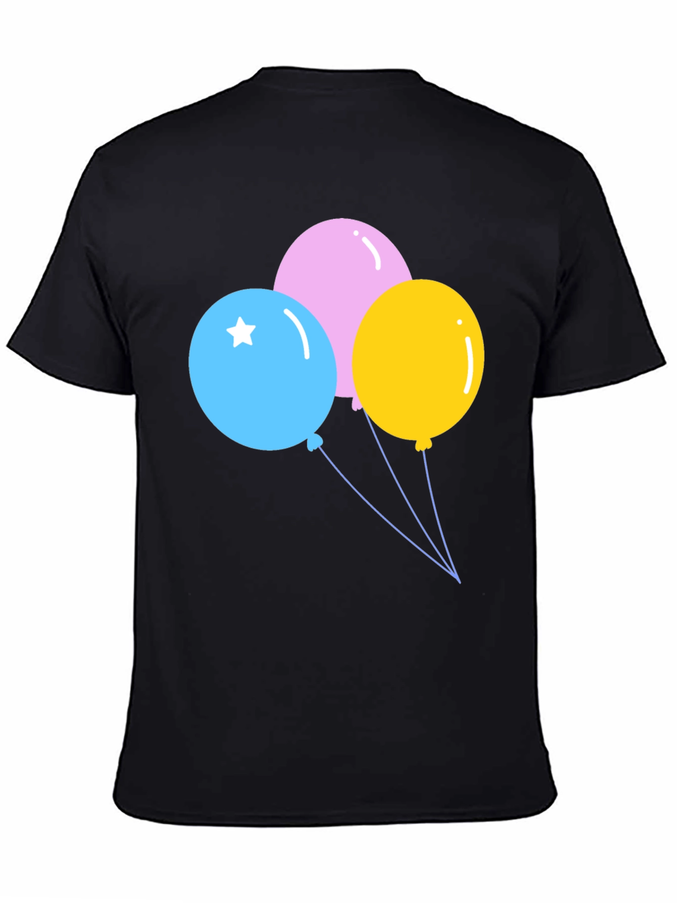 Balloons Graphic T-Shirt - Fun & Festive Design