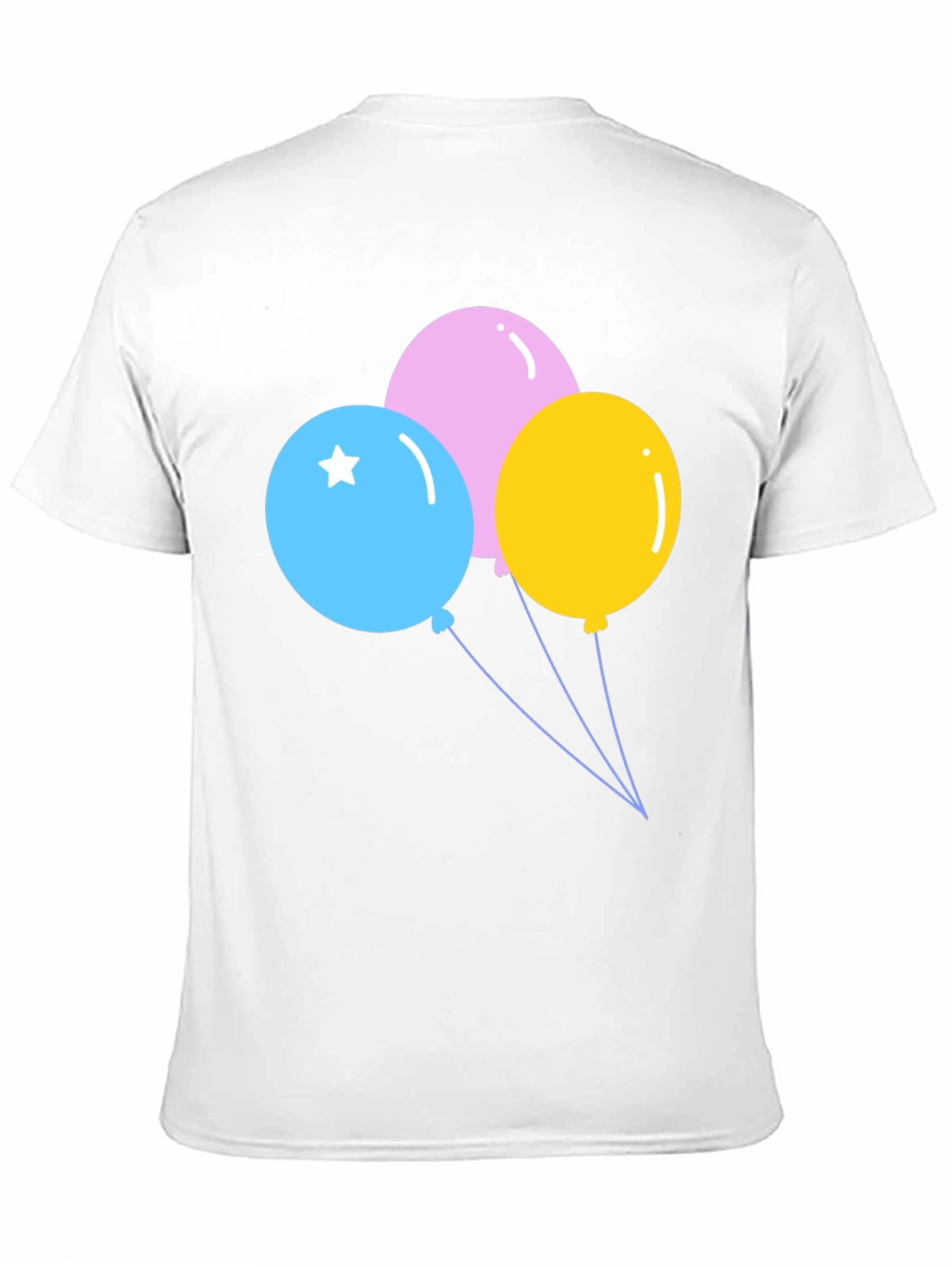 Balloons Graphic T-Shirt - Fun & Festive Design