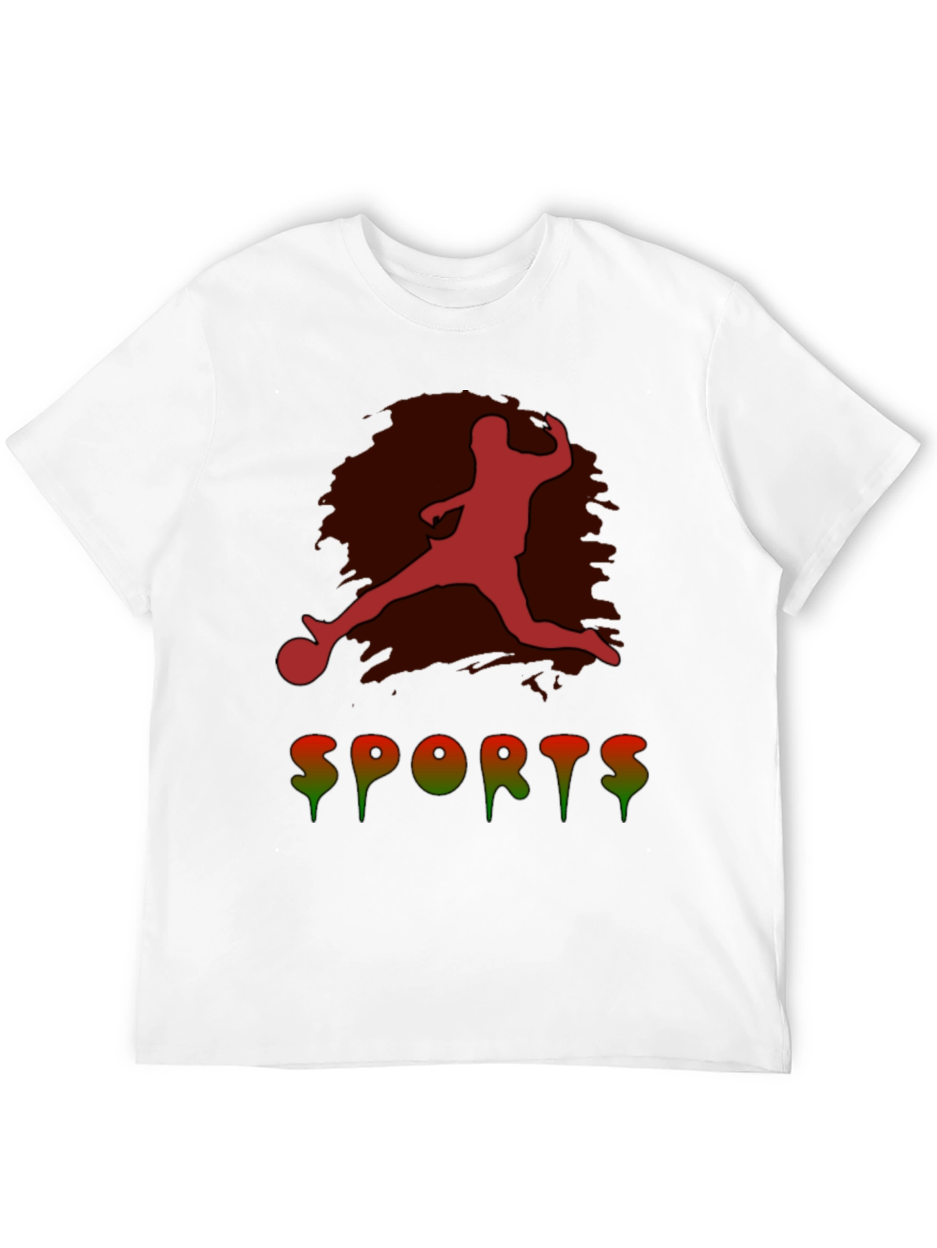 Mens Sports Graphic Tee - Black