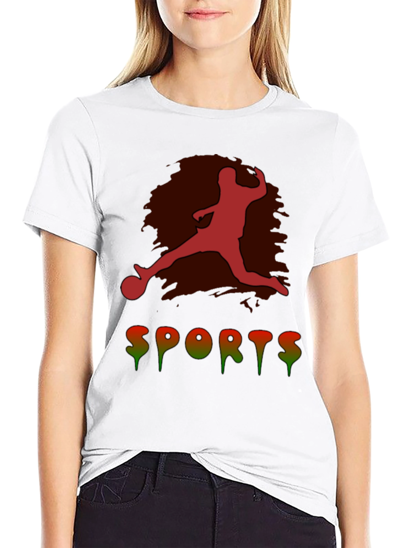 Mens Sports Graphic Tee - Black