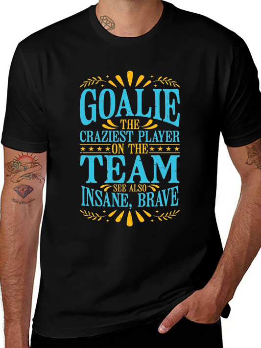 Goalie Crazy Player Graphic T-Shirt