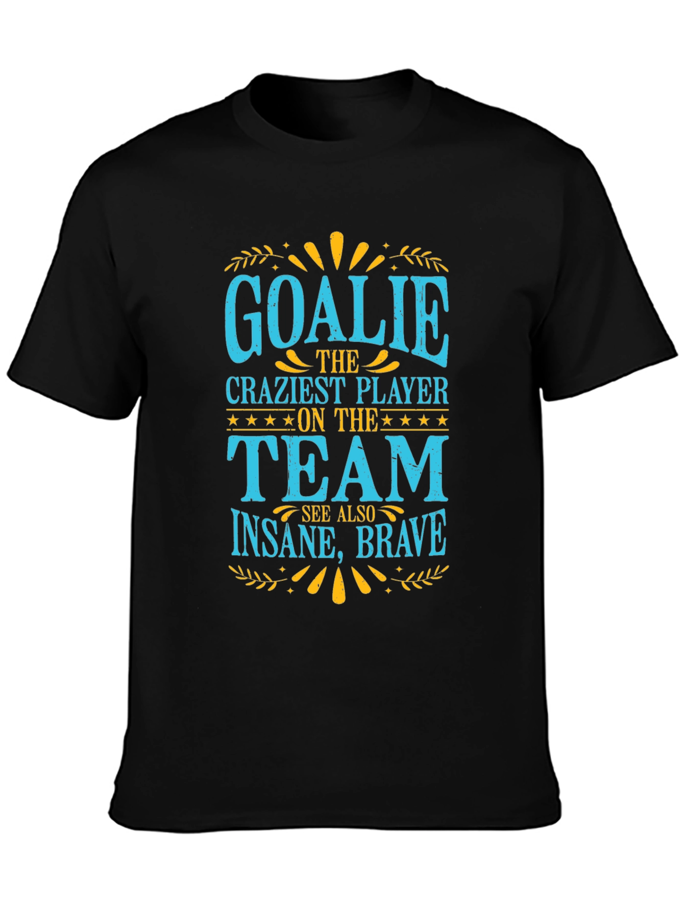 Goalie Crazy Player Graphic T-Shirt