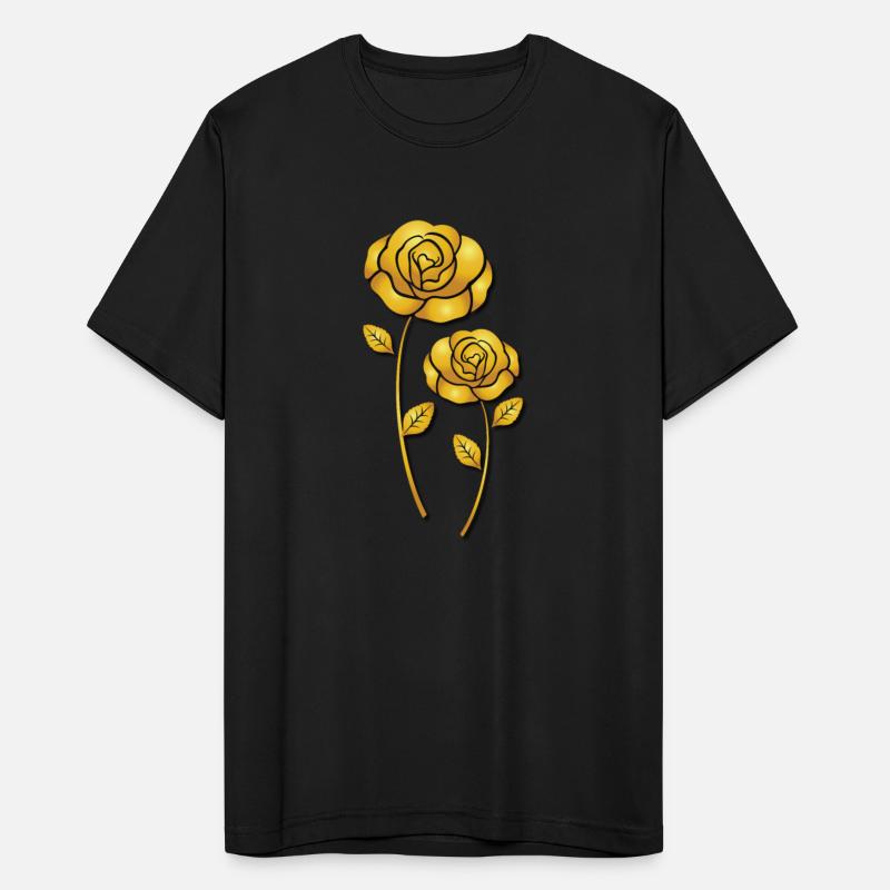 Valentine golden roses flower