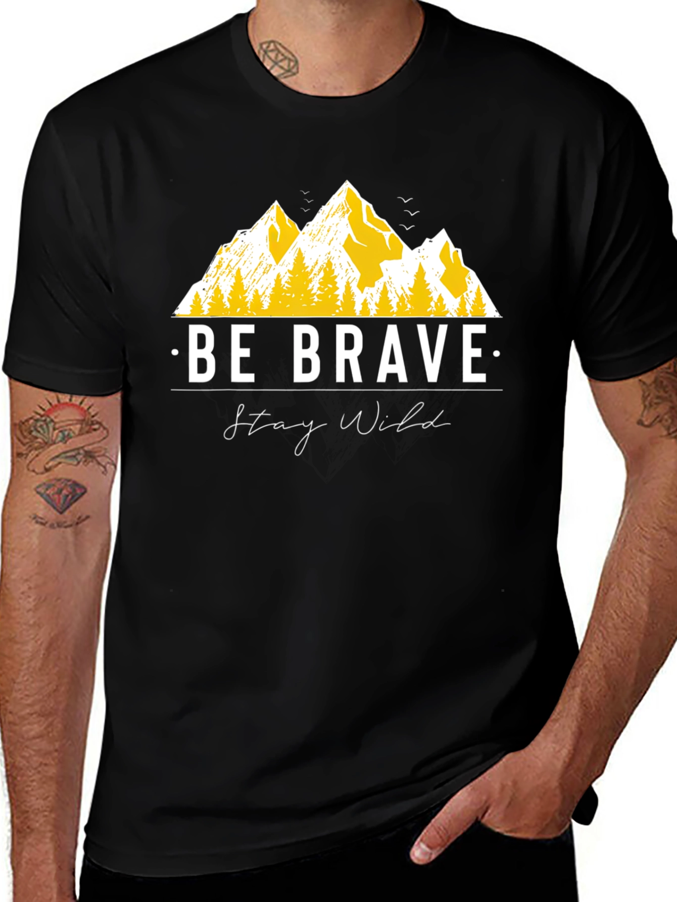 Be Brave Stay Wild Graphic Tee