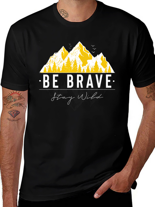 Be Brave Stay Wild Graphic Tee
