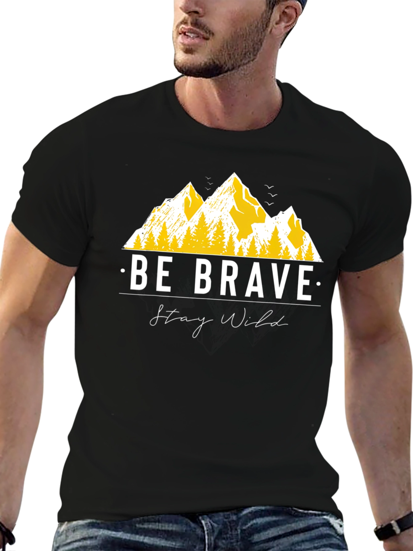 Be Brave Stay Wild Graphic Tee