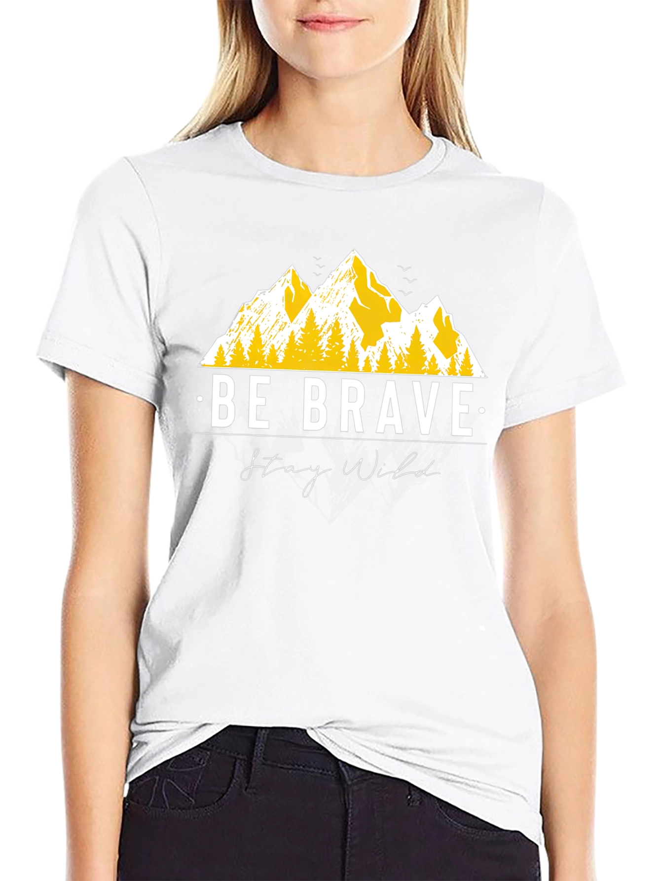 Be Brave Stay Wild Graphic Tee