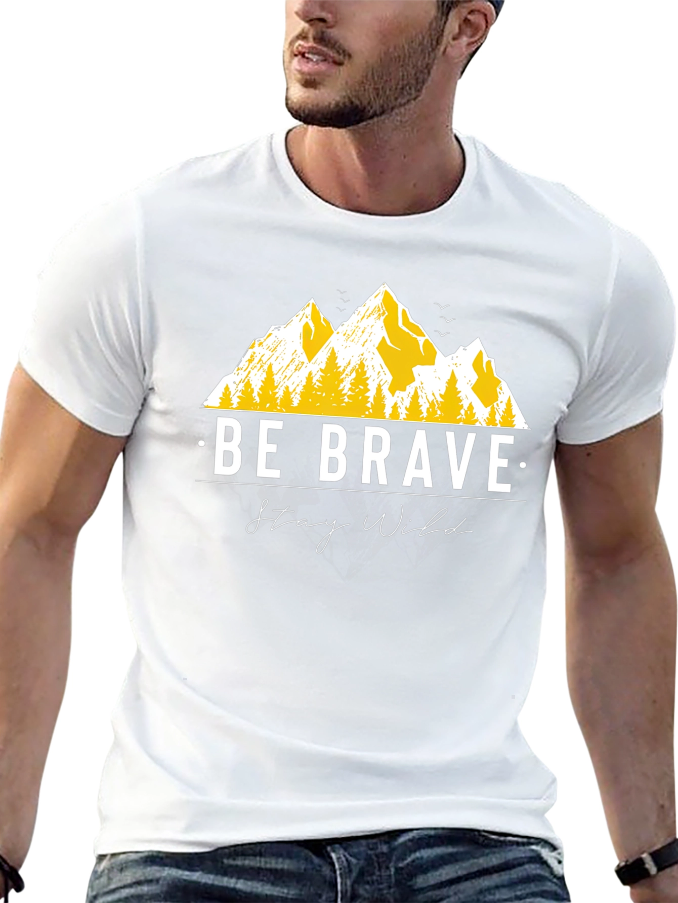 Be Brave Stay Wild Graphic Tee