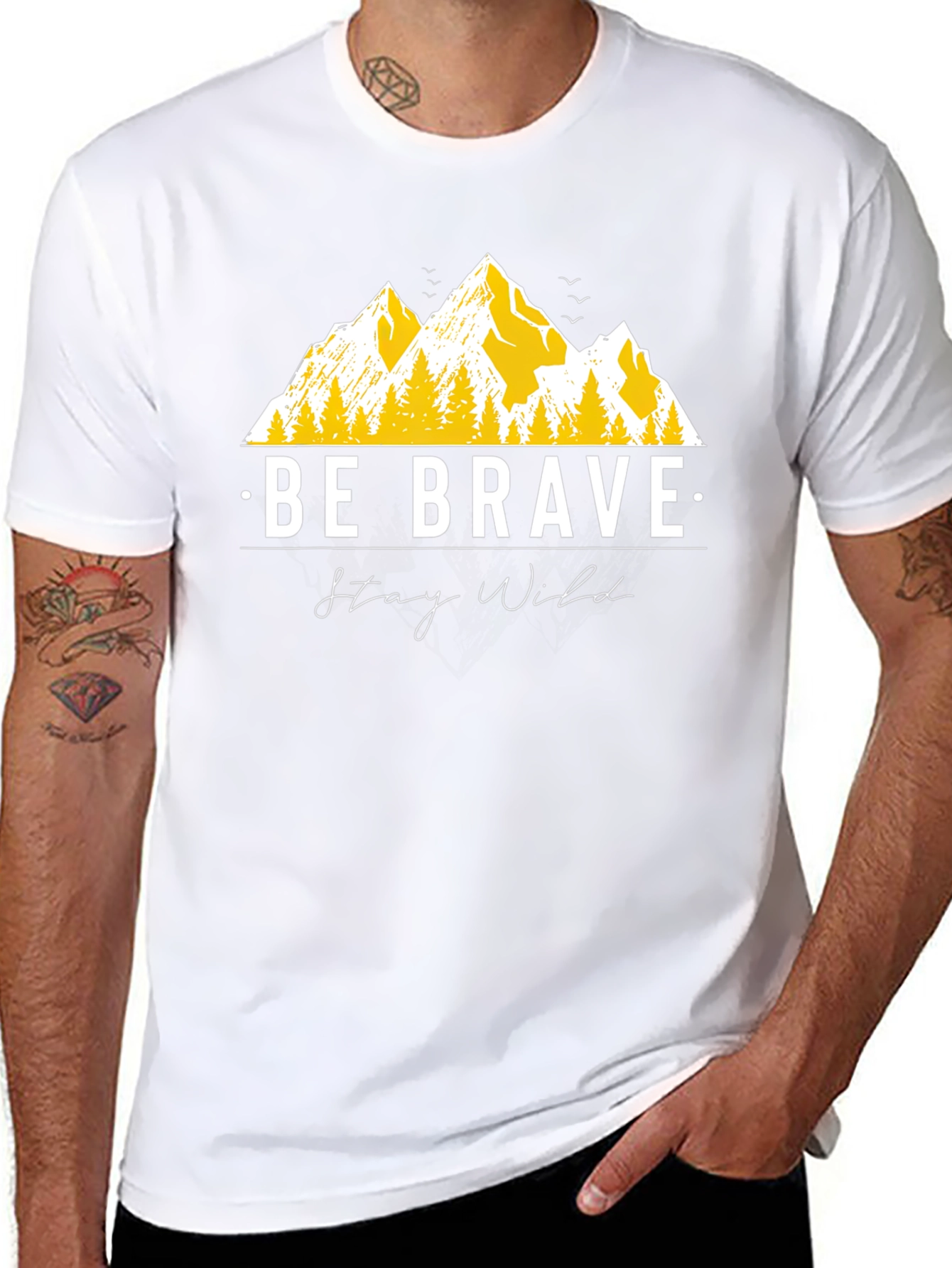 Be Brave Stay Wild Graphic Tee
