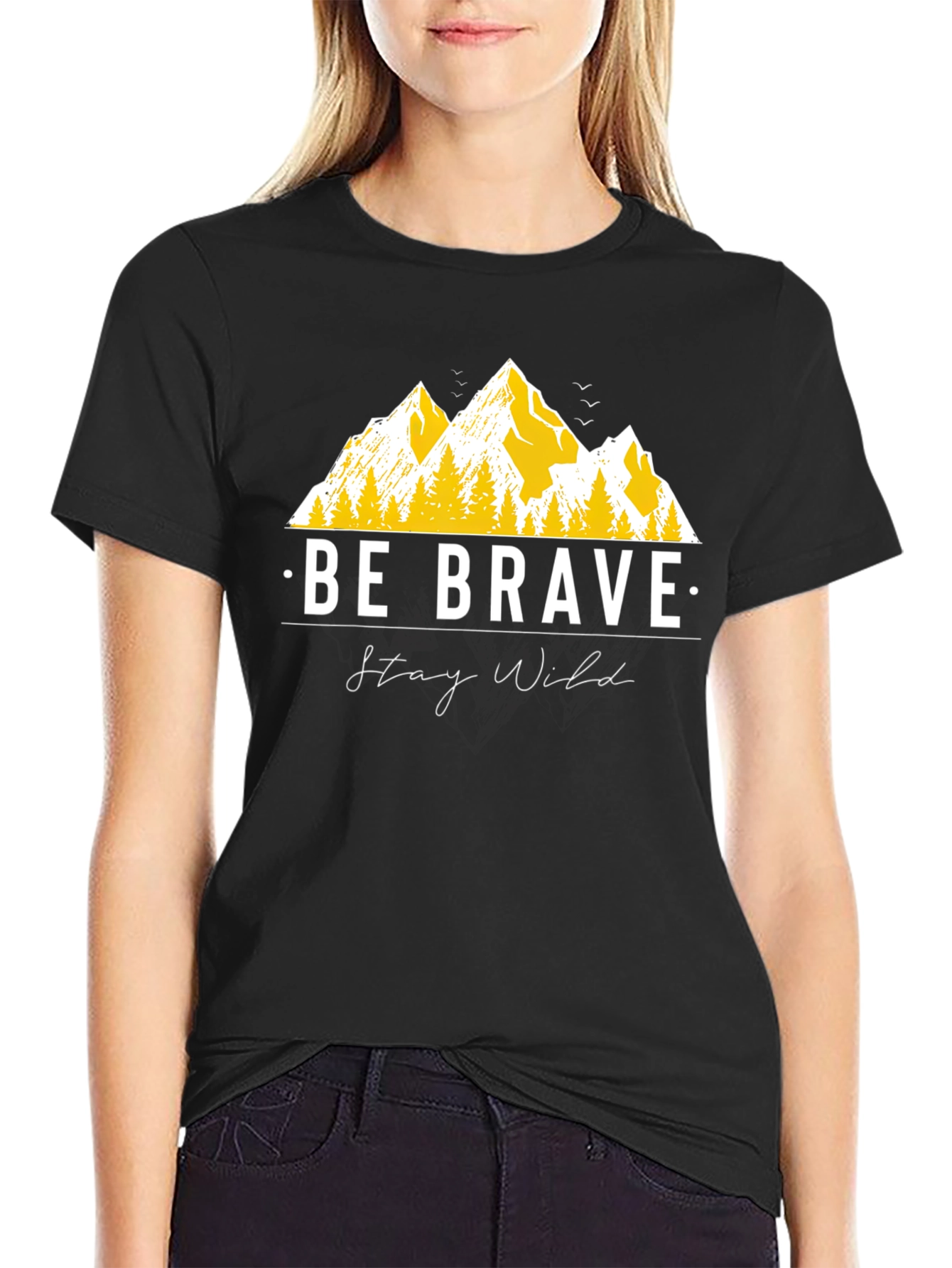Be Brave Stay Wild Graphic Tee