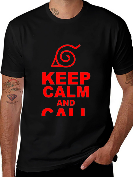 Keep Calm Naruto T-Shirt - Hidden Leaf Village Anime Tee