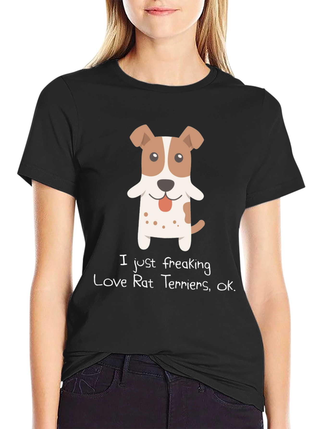 I Love Rat Terriers Graphic T-Shirt