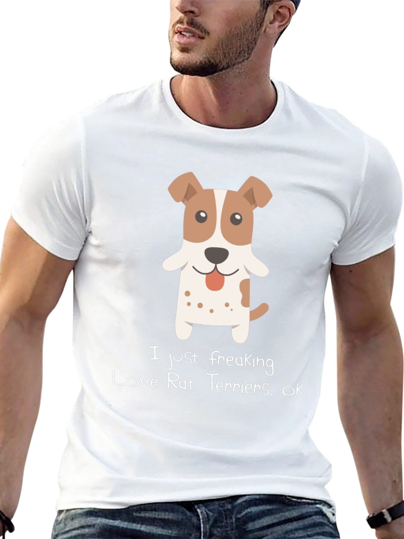 I Love Rat Terriers Graphic T-Shirt