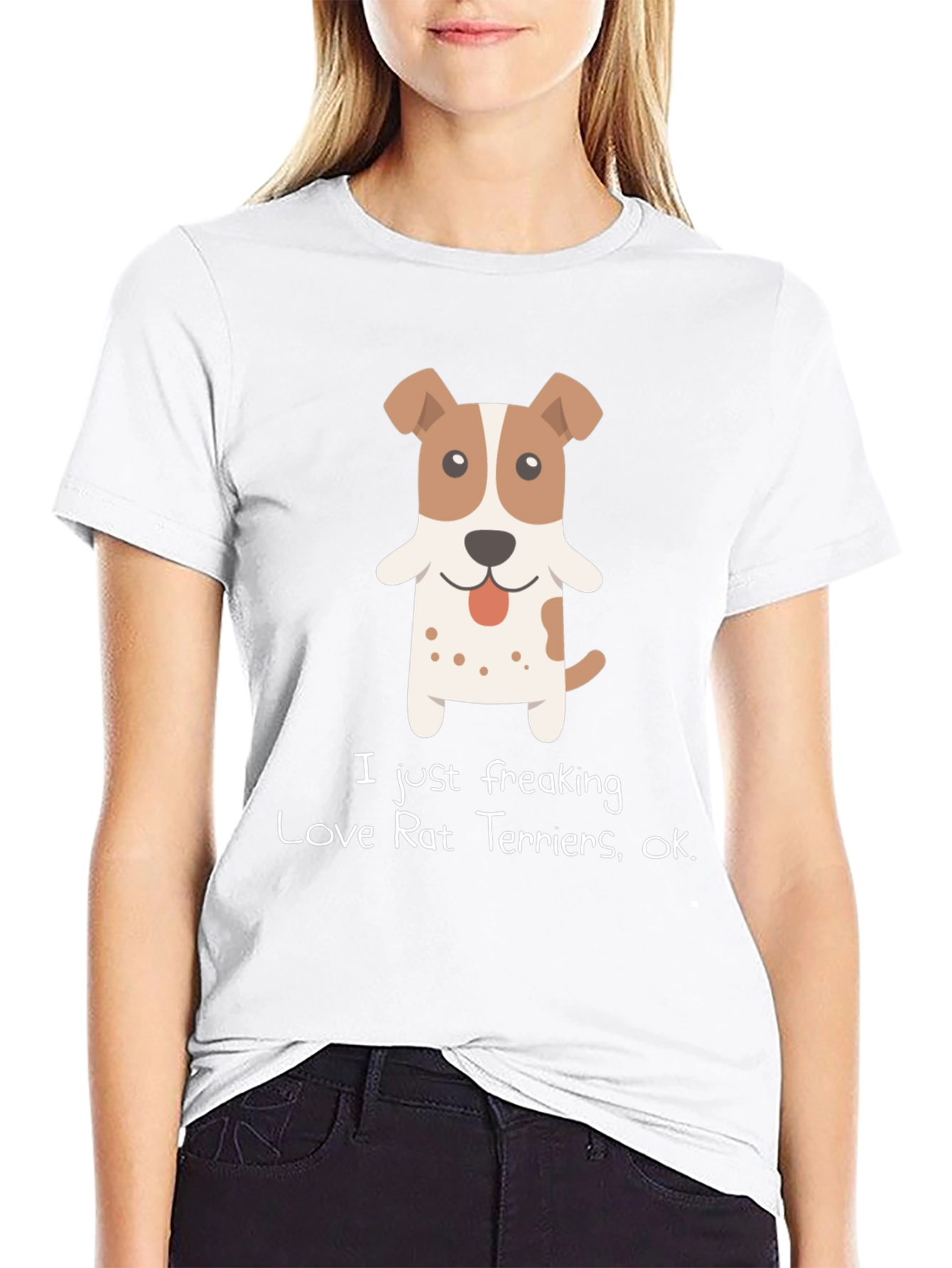I Love Rat Terriers Graphic T-Shirt