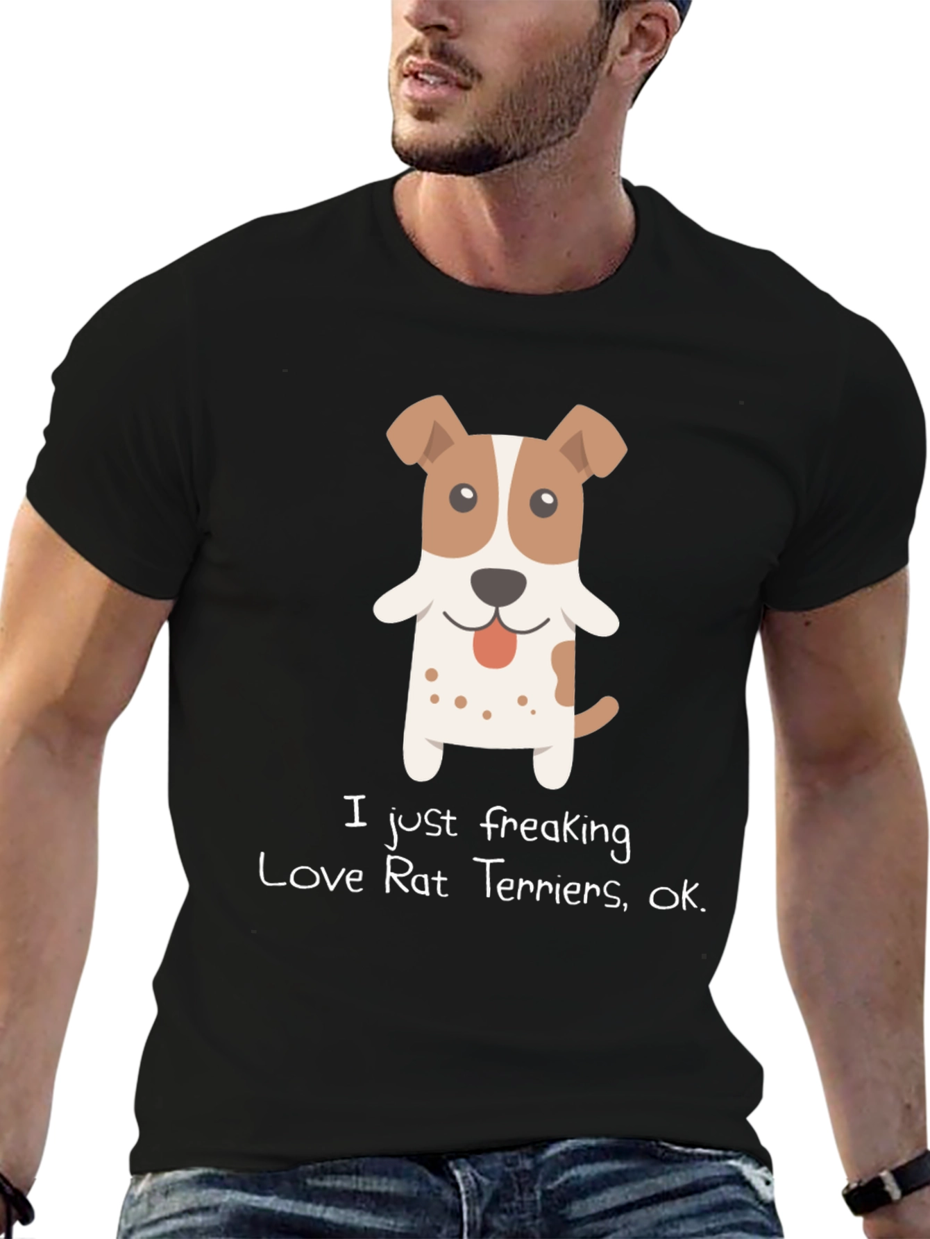 I Love Rat Terriers Graphic T-Shirt