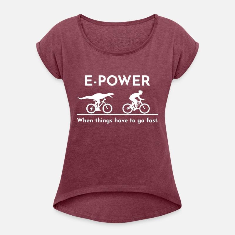 Velociraptor chasing e-biker