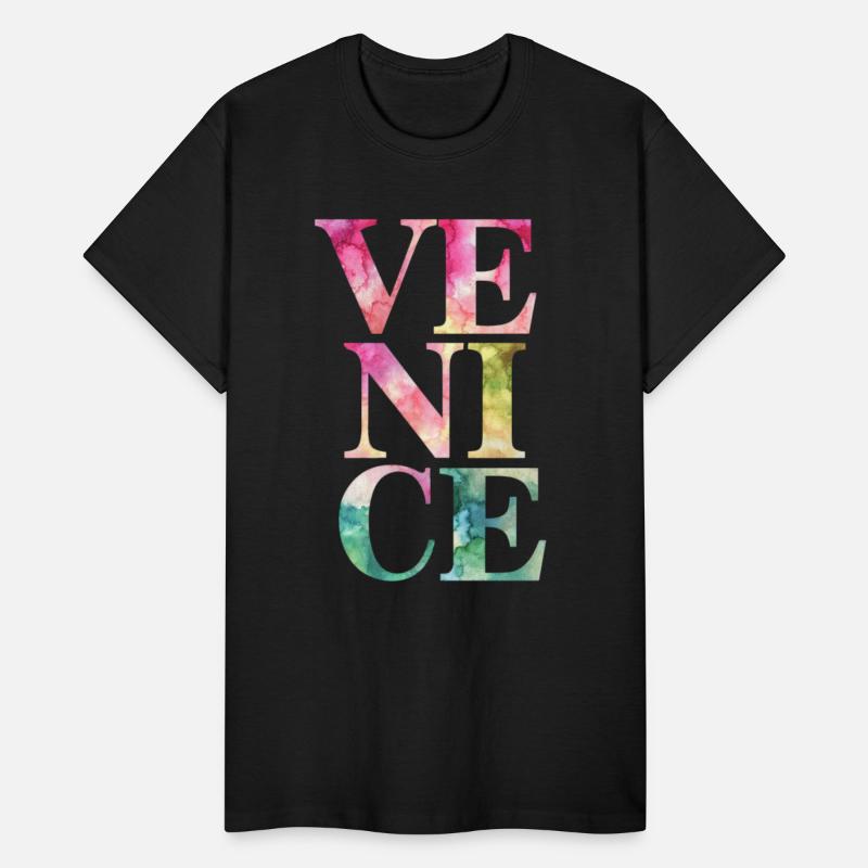 Venice Souvenir Watercolor Text Art
