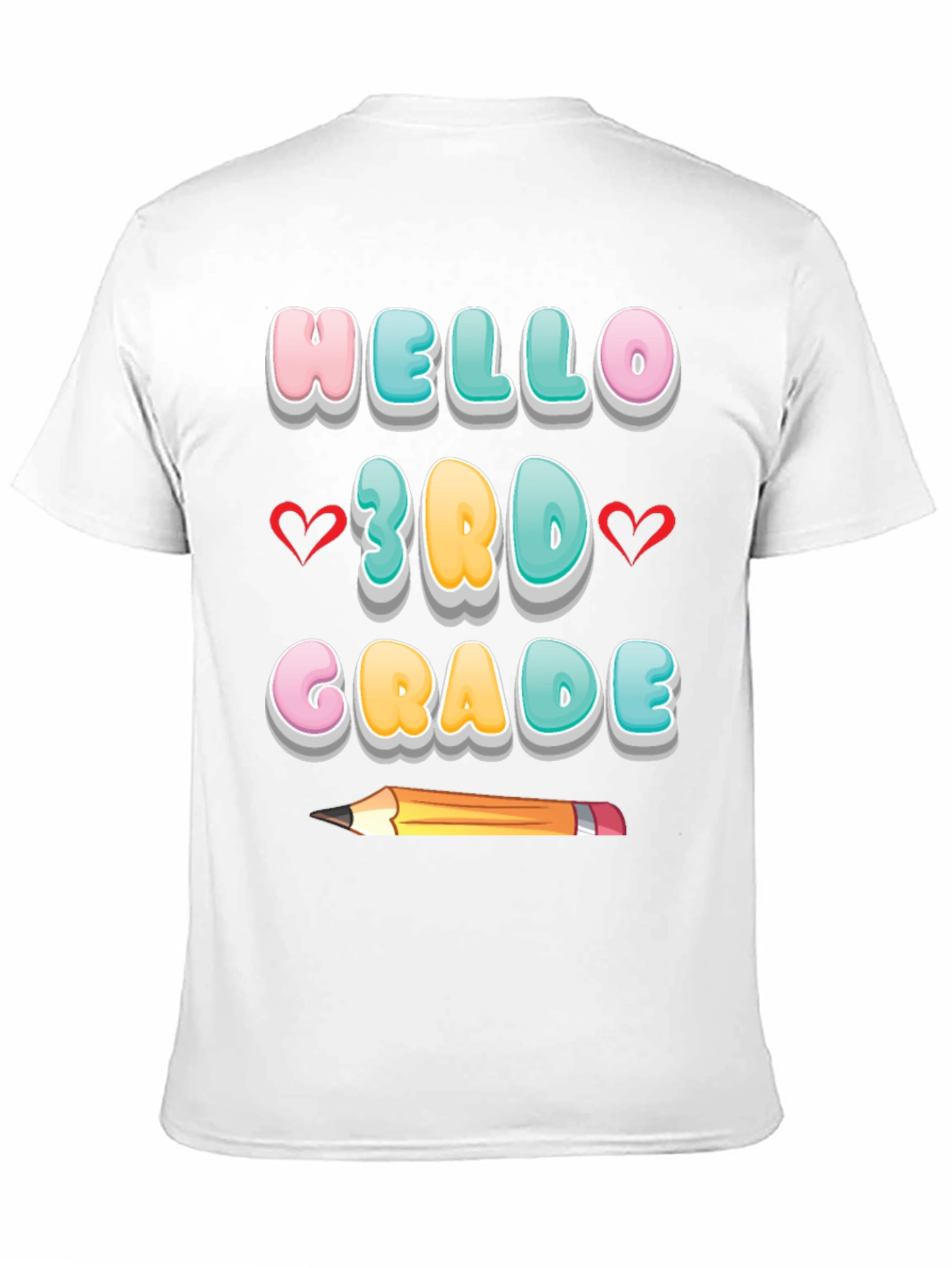 Hello 3rd Grade T-Shirt - Back to School