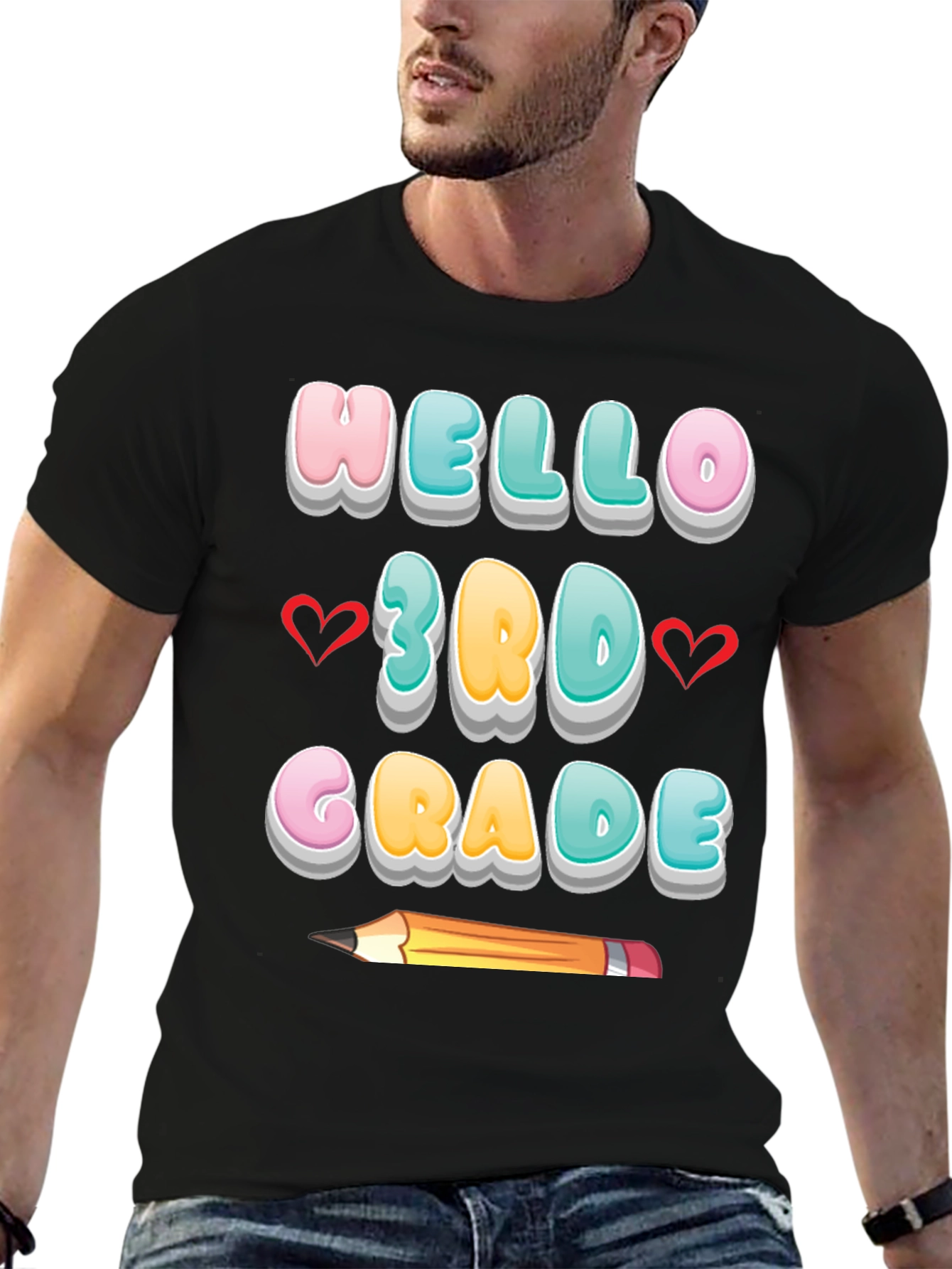 Hello 3rd Grade T-Shirt - Back to School