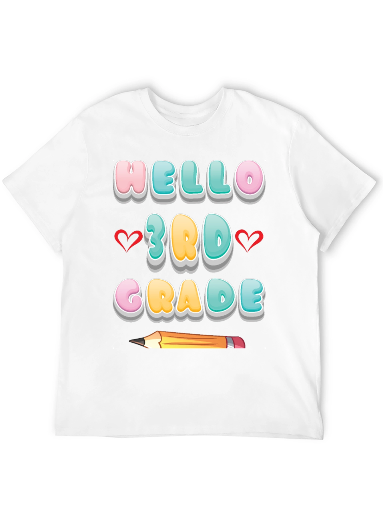Hello 3rd Grade T-Shirt - Back to School