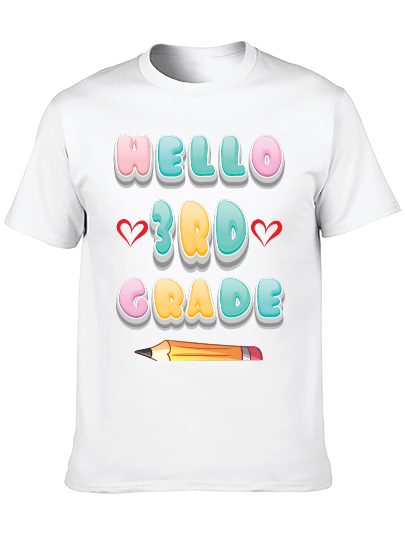 Hello 3rd Grade T-Shirt - Back to School