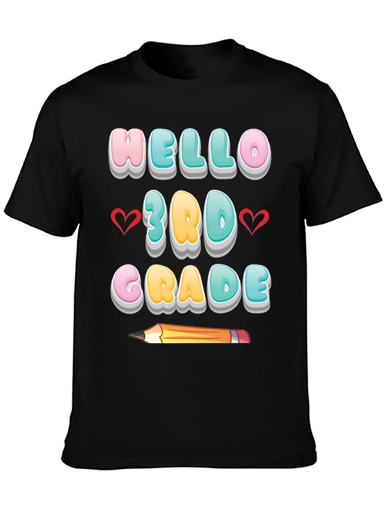 Hello 3rd Grade T-Shirt - Back to School