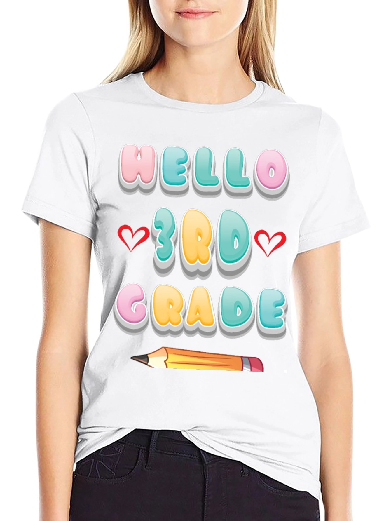 Hello 3rd Grade T-Shirt - Back to School