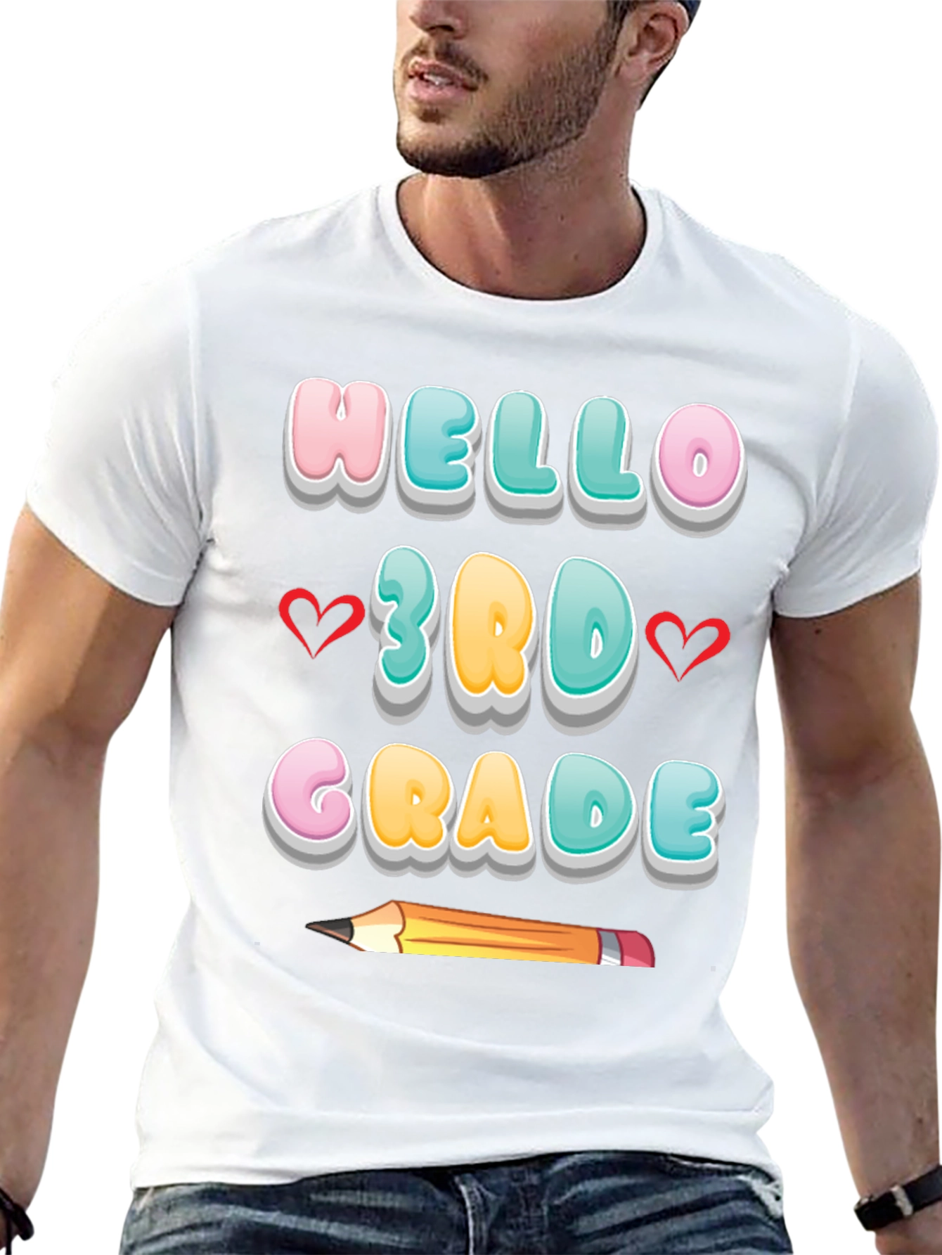 Hello 3rd Grade T-Shirt - Back to School
