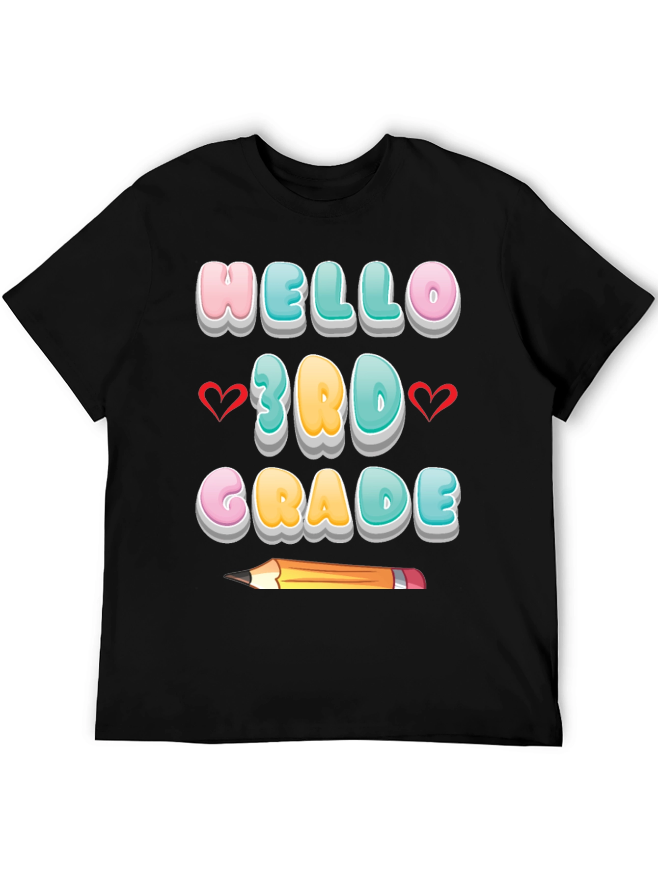 Hello 3rd Grade T-Shirt - Back to School